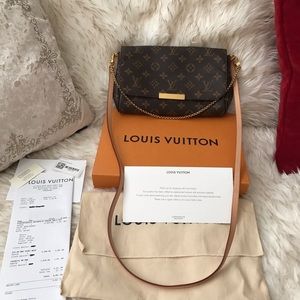 AUTHENTIC LOUIS VUITTON MONOGRAM MM FAVORITE